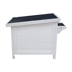 Maisons <span class=keywords><strong>pour</strong></span> chats en bois Offre Spéciale Abris <span class=keywords><strong>pour</strong></span> chats en bois d'extérieur Condos <span class=keywords><strong>pour</strong></span> chats Toit résistant aux intempéries - Product Image 2