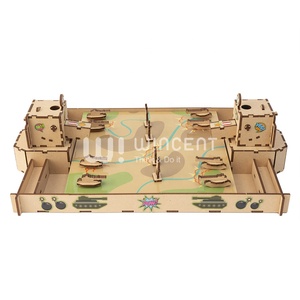 Puzzle 3D en bois tactique <span class=keywords><strong>militaire</strong></span>, <span class=keywords><strong>jeu</strong></span> de table DIY, kit de modèle découpé au laser, jouet de guerre interactif de bureau, cadeau - Product Image 2
