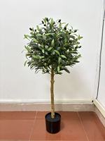 Décoration d'arbre vert artificiel pour la maison, plantes en pot artificielles pour le salon, ornements élégants pour la table à manger