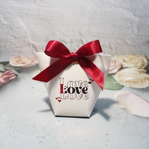 Romantic Love Heart <b>Wedding</b> Candy <b>Box</b> with Ribbon Valentines Day Party Chocolate Gift Packaging <b>Box</b> for Guests Souvenirs - Product Image 4