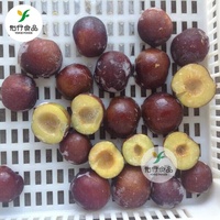 Chinees Rood Zoet Zuur Fruit Iqf Bevroren Half Gesneden Pruimen Te Koop