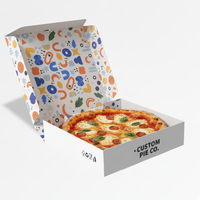 Boîte alimentaire de boulangerie pour retail Boîte d'emballage robuste à rabat avec couvercle à insertion et fond plat