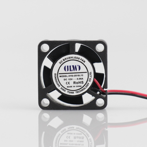 Kipas pendingin DC ventilasi knalpot Mini 12V DC, kipas tanpa sikat 2510 25*25*10mm plastik bebas berdiri kipas aliran aksial - Product Image 5