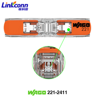 Connecteur de câble 4 mm, connecteur de fil à enfoncement, connecteur électrique à connexion rapide homologué US, accessoires Wagos 221-2411