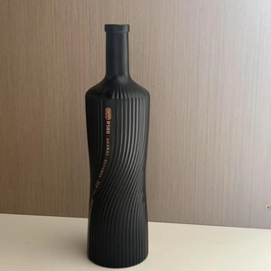 Elegante Botella de Vino Pintada, Botella de Ginebra Artesanal de 350 ml, Botella para Licores Tradicionales - Product Image 4