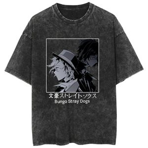 <span class=keywords><strong>T</strong></span>-shirt a maniche corte in cotone 100% ispirata a Bungo Stray Dogs per uomo e donna di Wenhao Ye Quan - Product Image 6