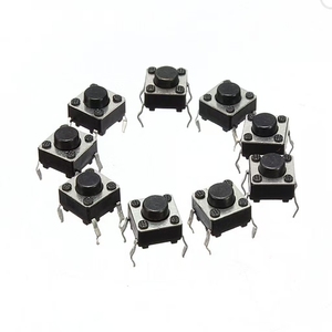 <span class=keywords><strong>Bouton</strong></span> Tactile Électronique Mini 4 Broches SMT SMD en Plastique 12V Personnalisé 6*6 12mm pour Voiture, Téléphone, Appareil Électroménager, Caméra, Audio, PCB - Product Image 6