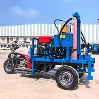 Machine de forage de puits d'eau à trois roues de 200 m la plus vendue – Appareil de forage de puits et de sondages