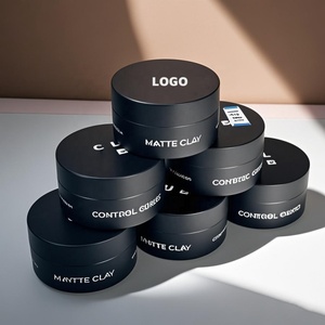 30ml 50ml 60ml 80ml Skin Care Cream Matte <b>Jar</b> Black PET Cosmetic <b>Plastic</b> <b>Jar</b> With <b>Plastic</b> Screw Cap - Product Image 6