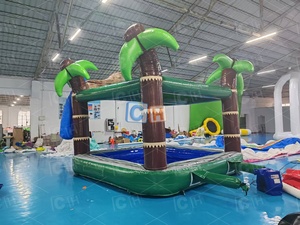 Piscine <span class=keywords><strong>gonflable</strong></span> de plage CH avec tente, piscine à balles <span class=keywords><strong>gonflable</strong></span> commerciale extérieure, château à balles pour fête d'enfants - Product Image 5