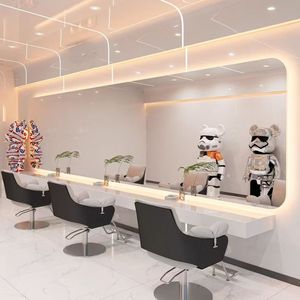 Miroir mural éclairé par LED, grand miroir de coiffeuse rétroéclairé pour salon de coiffure, salon de beauté - Product Image 3