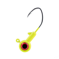 Tête de gabarit de pêche yeux 3D, hameçon de pêche d'appâts vivants en plastique d'eau douce 1/32oz-1/2oz