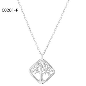 Collar de Moda con Circonia C0281 para Mujer, Joyería de Alta Calidad - Product Image 1