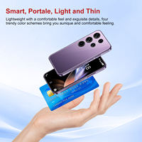 Téléphone portable S25 Mini Android 14 débloqué, nouvelle configuration 2025, LTE 4G+128G, écran HD LED, DecaCore, 120Hz, batterie 5000mAh, pas cher