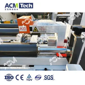 ACMTech Wpc mobilya paneli üretim hattı kapı plakası yapma makinesi pvc Wpc köpük levha ekstrüzyon hattı