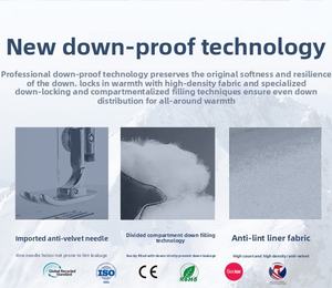 Vente en gros de produits pour femmes et hommes, veste tendance, coupe-vent oversize à capuche, randonnée en plein air, <span class=keywords><strong>ski</strong></span>, veste matelassée personnalisée pour homme - Product Image 5