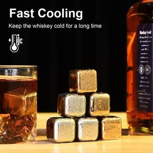Piedras Enfriadoras de Acero Inoxidable 304 para Whisky y Vino, Cubos de Hielo Personalizados, Accesorios de Bar en Oferta - Product Image 3