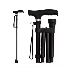 Tongkat Jalan Lipat Portabel Rehabilitasi Aluminium yang Fleksibel, Dapat Dilipat, dan Dapat Disesuaikan - Product Image 2