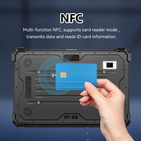 Tableta Industrial Resistente WPNA A10st con Sensor de Huella Dactilar, Lector de Tarjetas, Rfid, Nfc, Gps, Tableta Android de 10 Pulgadas