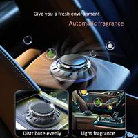 Diffuseur d'air de voiture à rotation solaire, diffuseur automatique de parfum de voiture, diffuseur d'huiles essentielles, ornements de tableau de bord