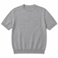 Pull en cachemire à col rond décontracté pour femme, personnalisé avec logo, manches courtes, idéal pour le printemps et le bureau, qualité supérieure, OEM
