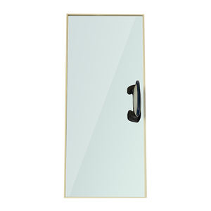 Porte de crème glacée en verre recourbée pour aliments, plastique transparent, OEM, Pvc 10 unités - Product Image 1