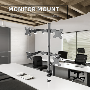 Support de support de moniteur <span class=keywords><strong>TV</strong></span>, réglable, pivotant à 360 degrés, inclinable, avec deux <span class=keywords><strong>bras</strong></span> en acier, support <span class=keywords><strong>motorisé</strong></span> <span class=keywords><strong>TV</strong></span>, 13-27 pouces - Product Image 6