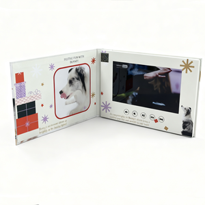 Écran de 5 pouces Brochure vidéo numérique Marketing Publicité Carte de voeux Introduction personnelle Livre vidéo numérique Carte d'<span class=keywords><strong>album</strong></span> - Product Image 3