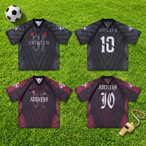 Dark Geometric Pattern <b>Mesh</b> Hole Jersey 2026 New Product American Style Personalized Print V-Neck Short Sleeved <b>Shirt</b> - Product Image 1