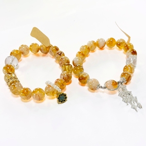 Pulsera de cuentas de piedras preciosas curativas de piedras preciosas naturales joyería de manifestación - Product Image 4