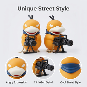 ZW Venta al por Mayor, Figura Creativa de Pato de Resina, Divertido Pato con Pistola, Adorno para el Tablero del Auto, Estatua de Animal Genial, Decoración de Escritorio, Regalo Personalizado - Product Image 2