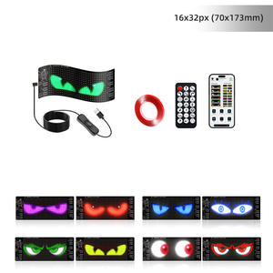 LED Car Soft Screen USB Flexible Advertising Screen APP for Window Glass Demon Eye Display OLIVER Fitment - Product Image 6