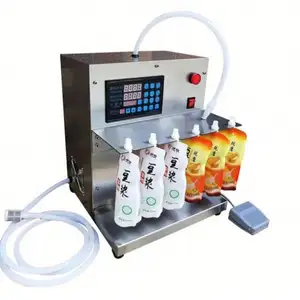 Stand Up Spout Bag Sachet Water Pouch Filling Machine