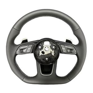 Nouveau volant en cuir pour <span class=keywords><strong>Audi</strong></span> R8 A3 8P A4 A5 <span class=keywords><strong>A6</strong></span> C8 A7 Q2 Q3 Q5 Q7 Q8 S3 S4 S5 S6 S7 RS3 RS4 RS5 RS6 RS7 accessoires de voiture - Product Image 6