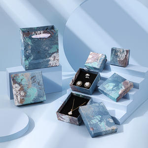 Caja de Joyería para Collares y Pendientes, Set de Joyería, Caja de Kraft para Joyas, Organizador de Anillos, Collares, Pendientes y Pulseras, Empaque para Niñas - Product Image 3