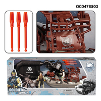 Mini figurines d'action militaires en plastique, jouets de l'armée, ensemble de jeu avec livraison de jouets militaires