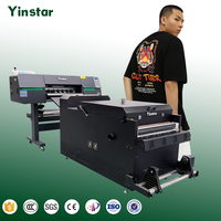 Imprimante numérique DTF Yinstar A1 A2 60 cm pour textiles, t-shirts, impression sur film PET, double tête XP600 I3200, pigment, garantie 1 an