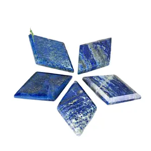 Vente en gros Quartz naturel Reiki pierres de guérison spirituelle losange cristal Lapis Lazuli dalle pour la décoration