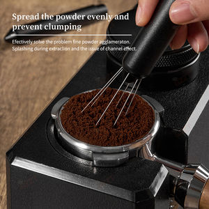 6 aiguilles stockables distributeur d'aiguilles de marc de <span class=keywords><strong>café</strong></span> outil d'agitation Barista professionnel pour la <span class=keywords><strong>distribution</strong></span> d'espresso - Product Image 4
