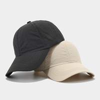 Gorra de béisbol de malla de secado rápido para verano - Gorra deportiva transpirable perforada, visera para correr, senderismo y ciclismo al aire libre