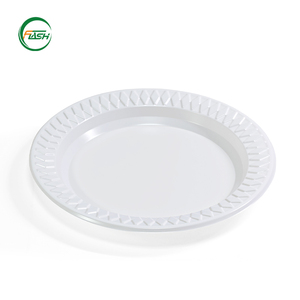 Assiettes de Dîner Modernes de Luxe en Plastique Écologique Personnalisables en Gros, Empilables, pour Restaurants et Mariages - Product Image 3
