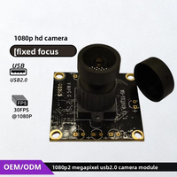 2.0 milyon Yüksek Çözünürlüklü 1080P Kamera Modülü Geniş Açılı Lens USB 2.0 Sürücüsüz UVC Protokolü 30FPS Sabit Odaklı Model