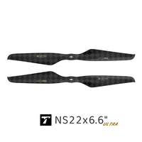 Hélice en fibre de carbone NS22*6.6, pales ultra-légères à haute efficacité de 22 pouces pour grands drones multirotors et VTOL