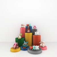 Étagère en papier colorée personnalisée, étagère pliante cylindrique, présentoir cylindrique en acrylique pour la décoration de défilés de mode