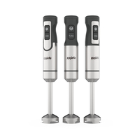 Mixeur Plongeant Électrique Multifonction 3-en-1 1000W avec Boîtier en Acier Inoxydable, Mélangeur Silencieux et Robuste pour Usage Domestique