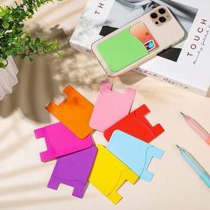 Porta carte in Silicone all'ingrosso della fabbrica compatibile con iPhone personalizzabile Logo Design stampato carta d'identità portafoglio cellulare - Product Image 5