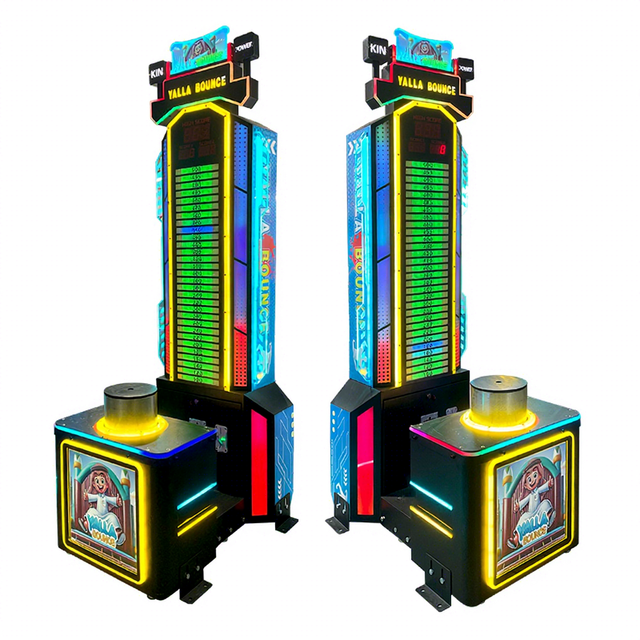 Heavy Duty Arcade Strength Tester Machine Digital Display Hammer Strike Game with Metal Cabinet for Shopping Mall Amusement