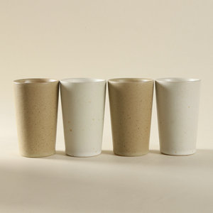 Tazas de cerámica con acabado mate, color sólido, diseño minimalista para beber café, jugo o agua en casa. - Product Image 4