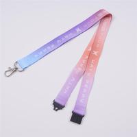 CH Wholesale Sublimation Printing Polyester Lanyards With Logo Custom Certification Keychain OEM ODM ECO Promotion Event Gifts
