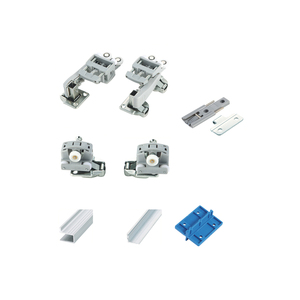 ZMD Folding <span class=keywords><strong>Door</strong></span> Phần Cứng Tủ Quần Áo Trượt Phụ Kiện Cửa Gấp Và Theo Dõi - Product Image 1